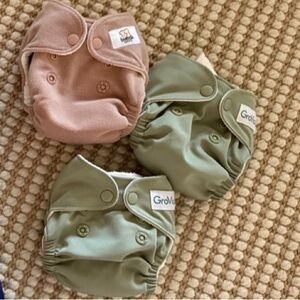 3 NB Grovia Diapers